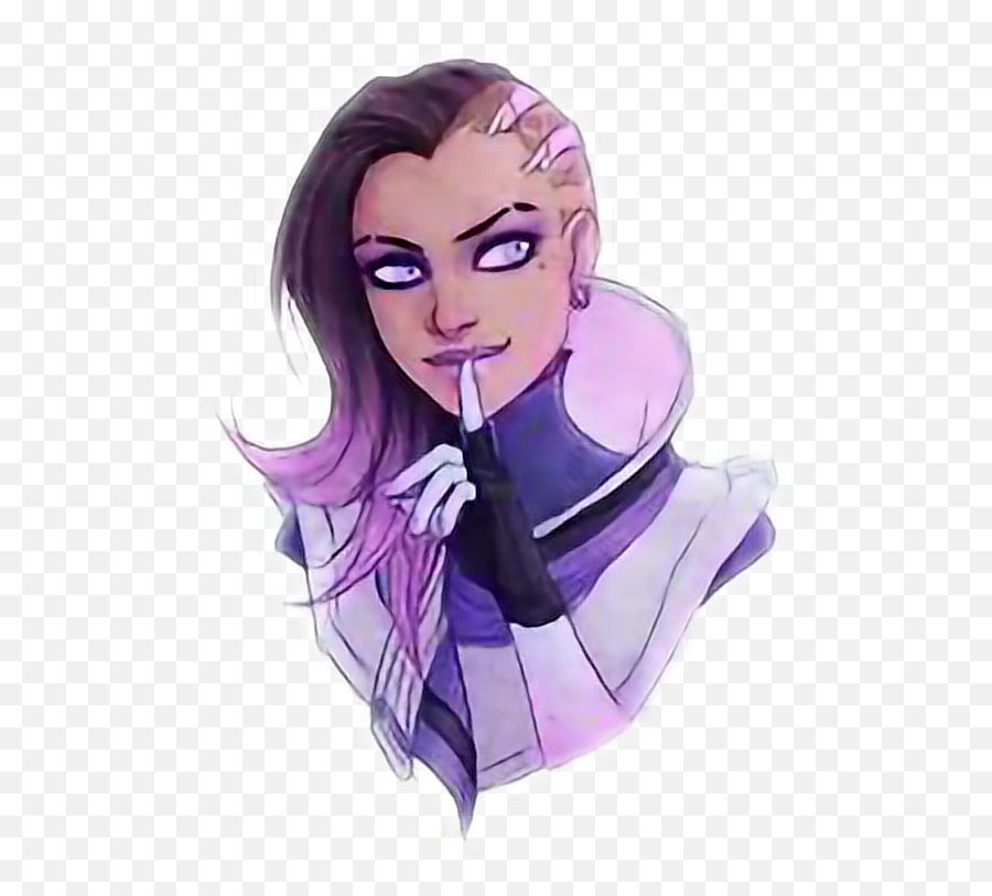 Overwatch Sombra - Sticker By Videola Png Overwatch Sombra Png Emoji,Sombra Emoji
