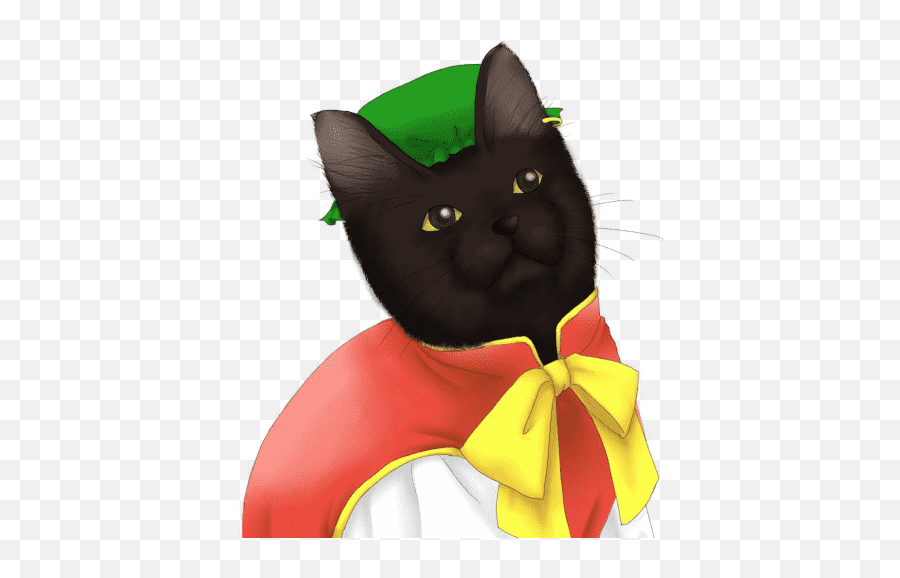 My Mediocre Instance - Touhou Chen Cat Meme Emoji,Gopher Emoji