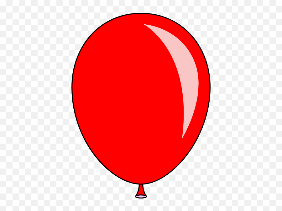 Download Hd Red Balloon Clipart - Red And Blue Balloon Balloon Clipart Red Emoji,Blue Balloon Emoji
