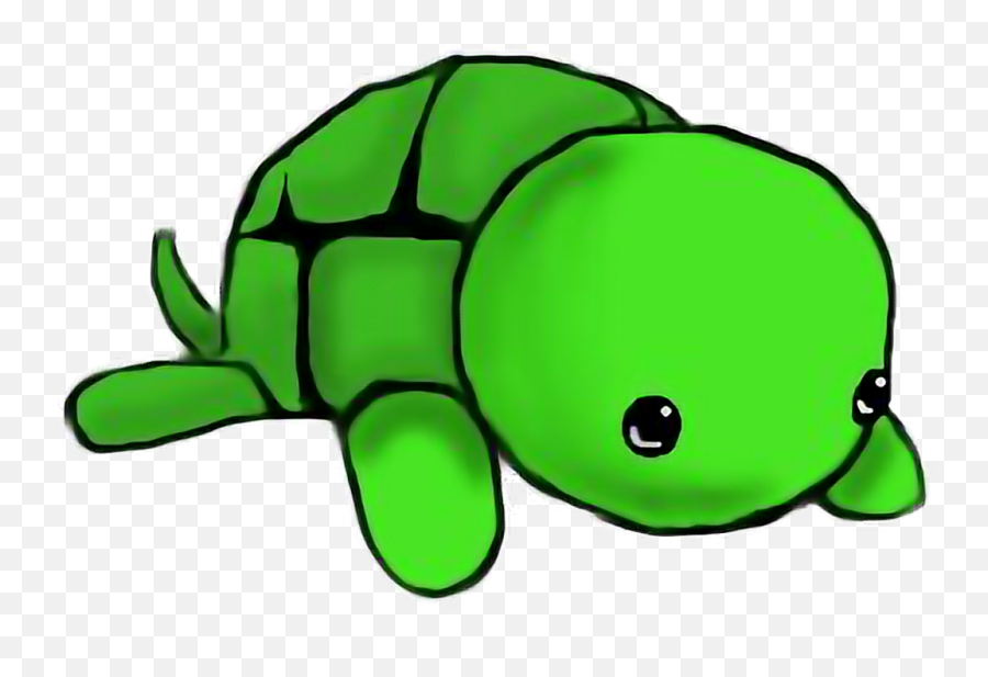 Turtle Art Kawii Cutefreetoedit - Cute Drawings Of Baby Turtle Cute Easy Turtle Drawings Emoji,Turtle Emoji