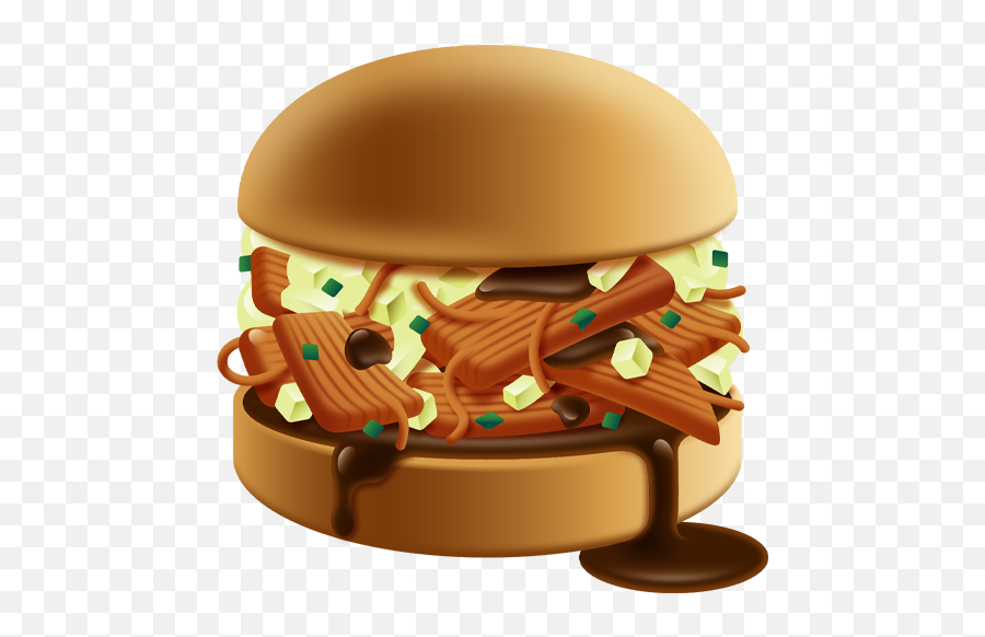 Sunday Buro - Hamburger Bun Emoji,Cheeseburger Emoji
