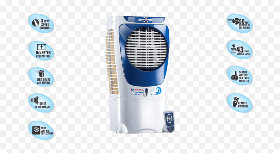 Buy Bajaj Dc 2015 Icon Digital Room Cooler Bajaj Electricals - Bajaj Cooler Png Emoji,Toothbrush Emoji