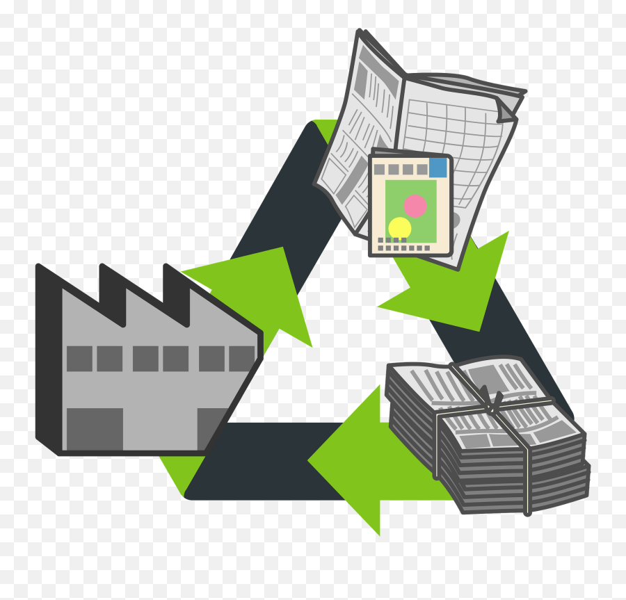 Recycling Symbol For Paper Clipart - Recycling Emoji,Recycle Emoji