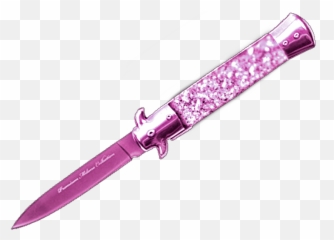Pink Knife Goth Png Transparent Tumblr Sparkle Glitter - Hunting Emoji