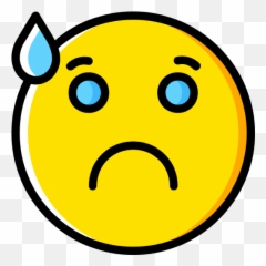 Worried Png Icon - Icono Preocupado Emoji,Emoji Worried
