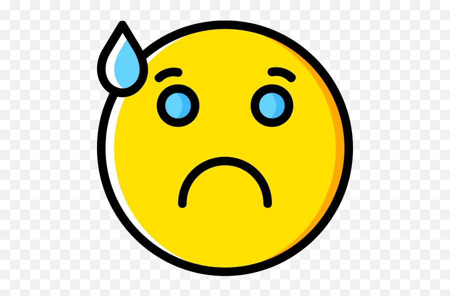 Worried Png Icon - Icono Preocupado Emoji,Emoji Worried