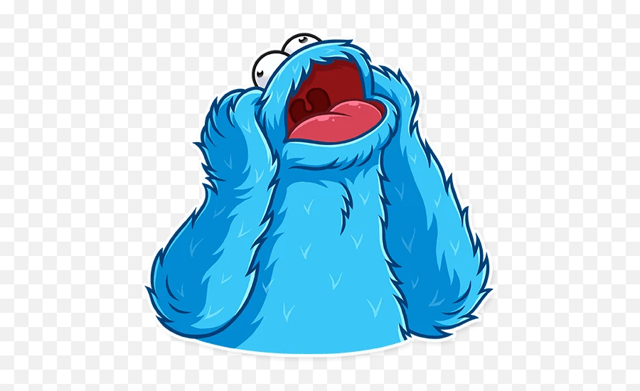 Cookie Monster - Telegram Sticker Cookie Monster Telegram Sticker Emoji,Cookie Monster Emoji