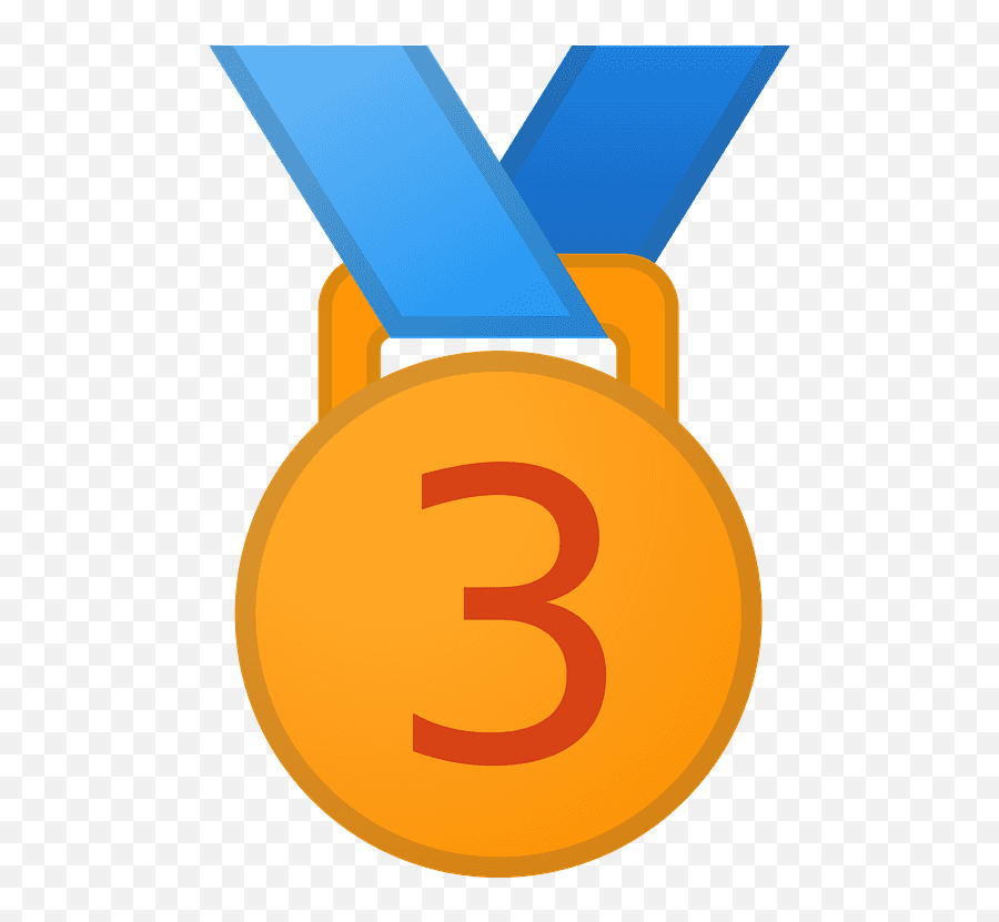 3rd Place Medal Emoji Clipart - 3rd Place Medal Icon,Military Emojis For Android