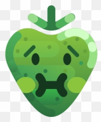 Emoji nauseated sick strawberry icon - Free download Fresh
