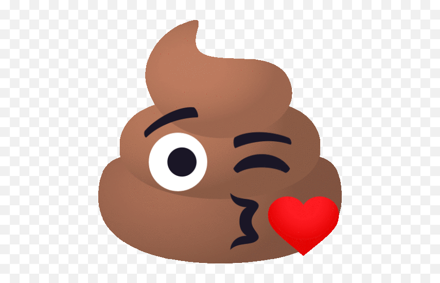Blow Akiss Pile Of Poo Gif - Poo Blowing A Kiss Gif Emoji,Blow Me Emoji