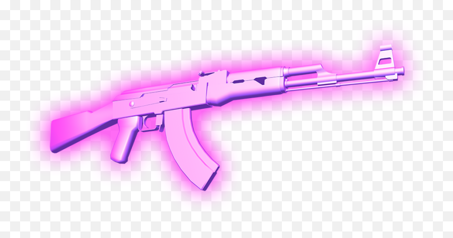 Download Hd Weapons Ak47 Pink Love Peace - Pink Ak 47 Png Emoji,Ak47 Emoji