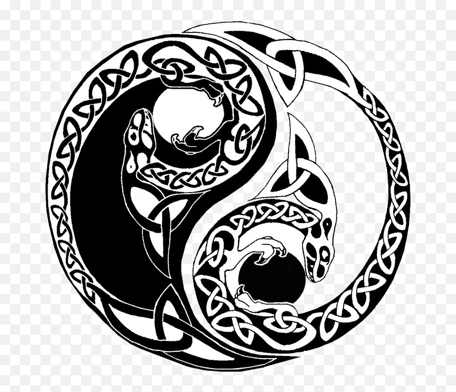 Download Yin - Yin Yang Celtic Knot Emoji,Yin Yang Emoji