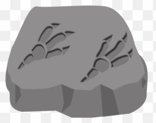 Fossil Dinosaur Footprint - Clipart Emoji