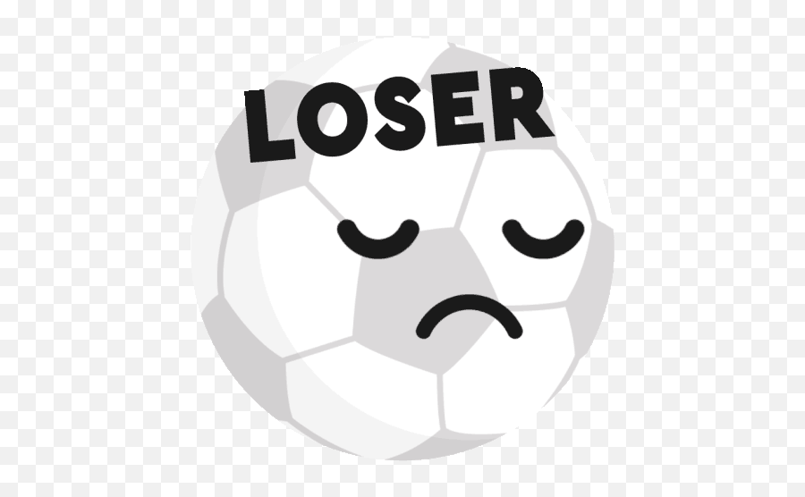 Stickerpop Loser - Circle Emoji,Barcelona Emoji