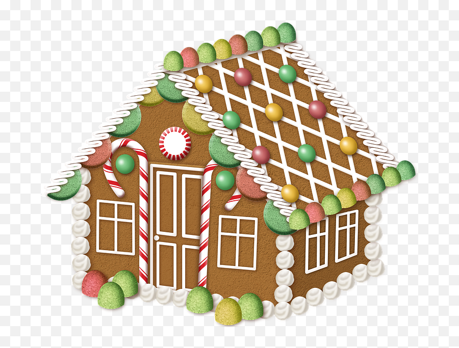 Gingerbread House Christmas Sweets - Casa De Gengibre Png Emoji,House Candy House Emoji