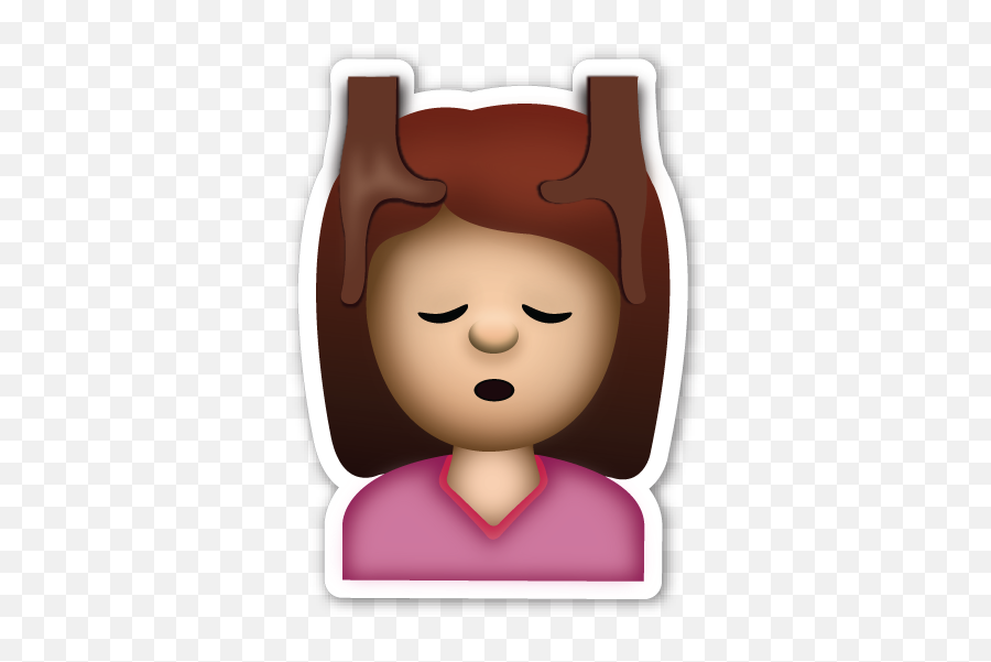 Woman Emoji Png Picture - Emoji Masaje En La Cabeza,Wonder Woman Emoji