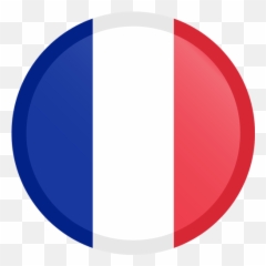 Download France Flag Button Round Small European Crypto Bank - Transparent Emoji