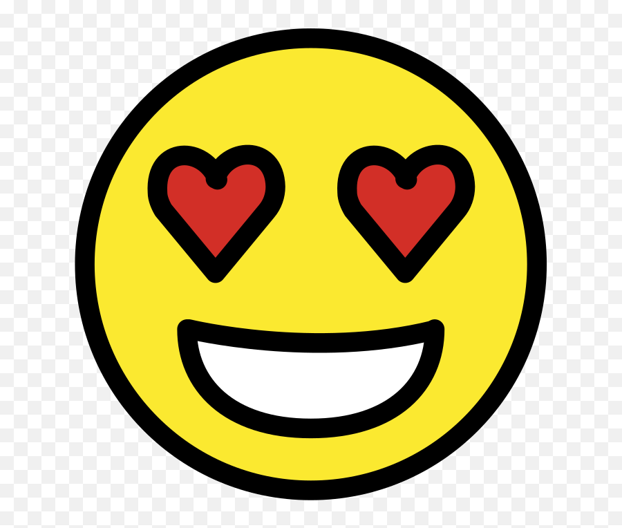 Openmoji - Smiley Emoji,Yellow Heart Emoji