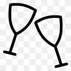 Wine Drink Party Alcohol New Year - Icon Transparent Background Emoji