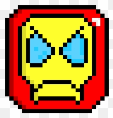 Iron Man - 8 Bit Mega Helmet Emoji