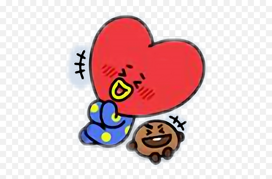 Bt21 Bts Tata Shooky - Sticker By Nicokun Tata Y Shooky Bt21 Emoji,Bt21 Emoji