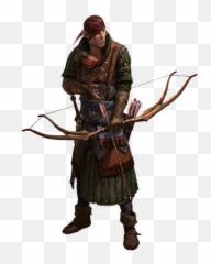 Man Male Elven Archer Arrow Bow Fantasy - Witcher 2 Concept Art Emoji,Archer Emoji
