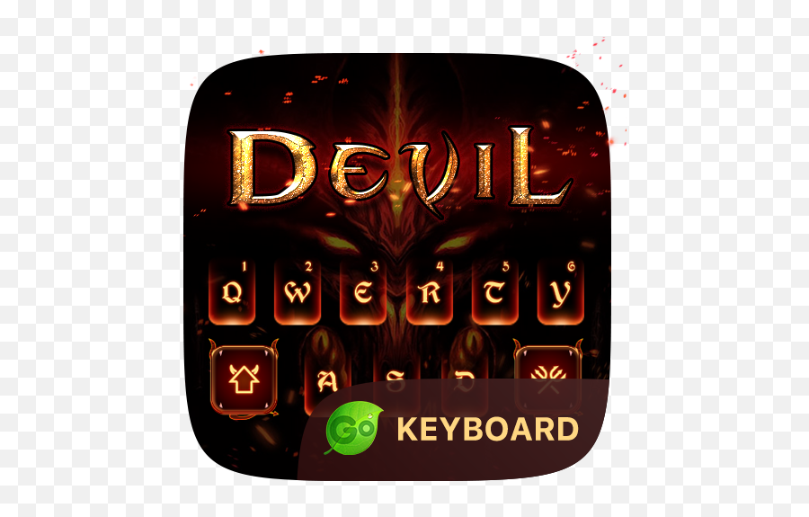 Devil Go Keyboard Theme U2013 Apps No Google Play - Jack Daniels Logo Emoji,Devil Emoticon Text