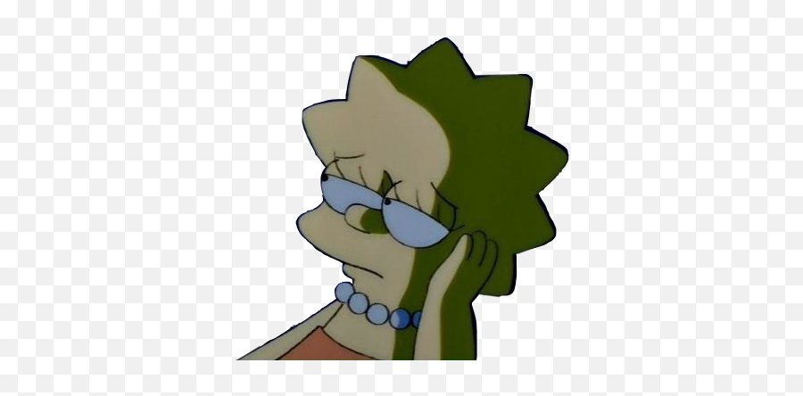 Simpsons Transparent Sad Picture 1180649 Simpsons - Lisa Simpson Sad Emoji,The Simpsons Emoji