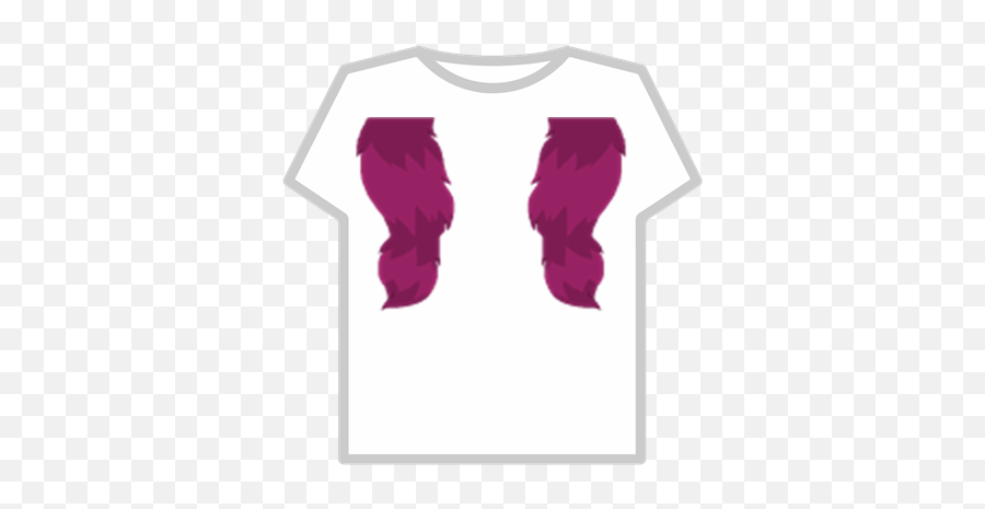 Pink Fluffy Hair Extensions Sales - Purple And Black Hair Shirt Roblox  Emoji,100 Emoji Sweater - free transparent emoji 