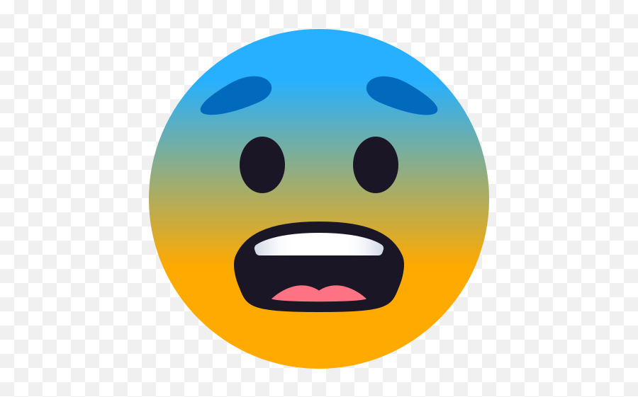 Emoji Scared Face To Copypaste Wprock - Joypixels Fearful Face Emoji,Exhausted Emoji