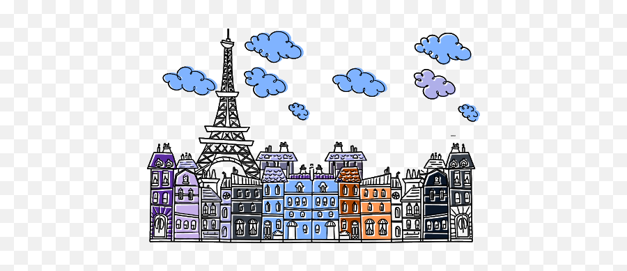 Torre Eiffel Dibujo Png - Popular And Trending Paris Eiffel City Drawing Clipart Paris Emoji,Eiffel Tower Emoji