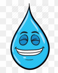 Rain Drop Emoji Cartoons - Clip Art,Rain Drop Emoji