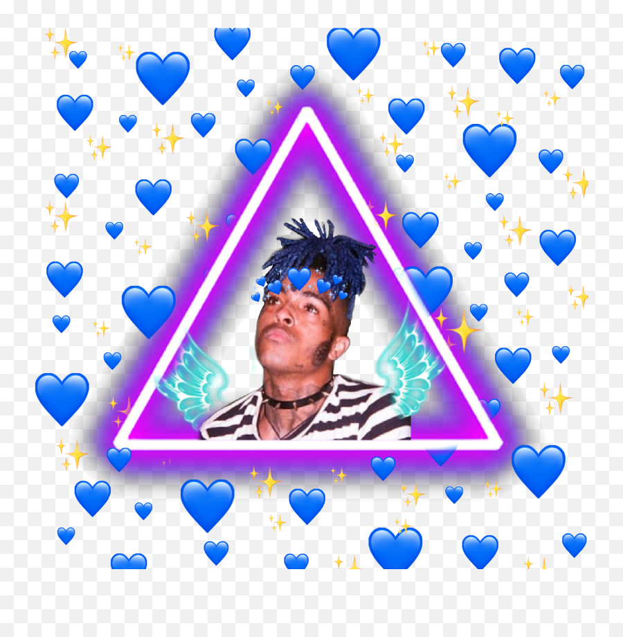 Xxxtentacion Love You X Sticker By Kyla Davidson - 30 Seconds To Mars Triangle Emoji,Xxxtentacion Emoji