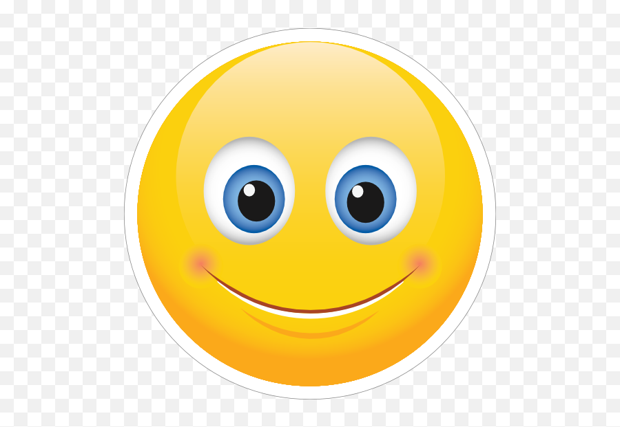 Cute Smile Emoji Sticker - Emoji,Emoji Smile