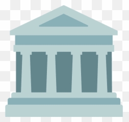Classical Building Emoji Clipart - Grego