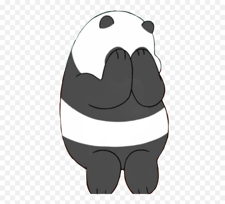 Panpan Webarebears Panda Sticker - Fictional Character Emoji,Sad Panda Emoji
