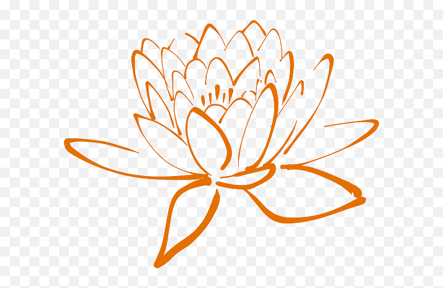 Lotus Flower Buddhism Clip Art - Outline Vector Flower Lotus Emoji,Lotus Flower Emoji