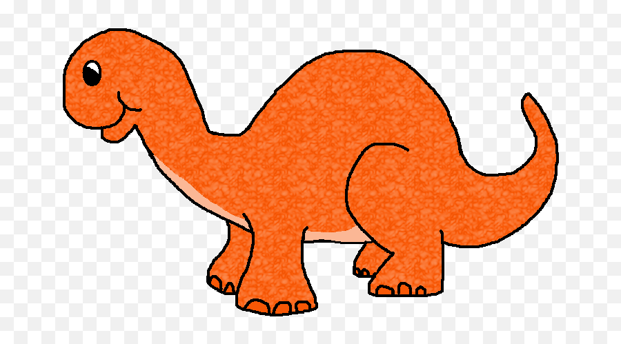 Orange Clipart Dino Orange Dino Transparent Free For - Dinosour Black And White Clipart Emoji,Dinosaur Emoticons