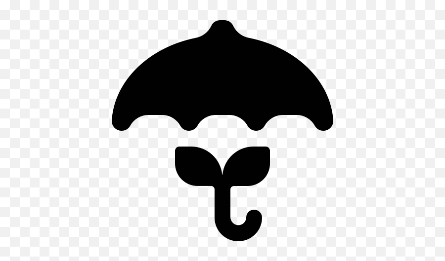 Umbrella Icon - Dot Emoji,Black Umbrella Emoji