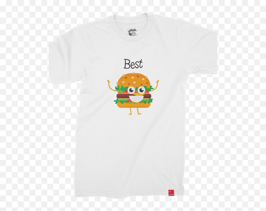 Best Burger The Shirt Canvas - Short Sleeve Emoji,Hamburger Emoticon