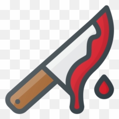 Bloody Horror Kill Knife Icon - Bloody Knife Clipart Png Emoji,Knife Emoji
