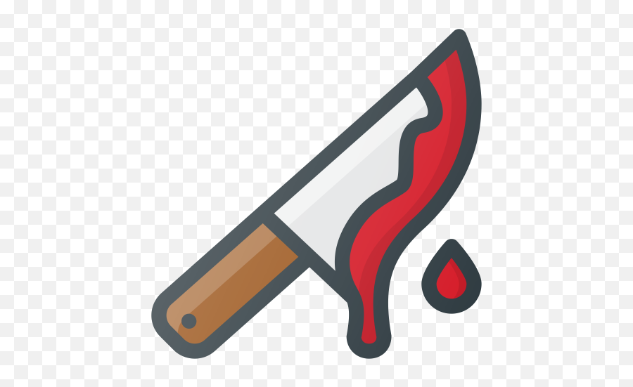 Bloody Horror Kill Knife Icon - Bloody Knife Clipart Png Emoji,Knife Emoji
