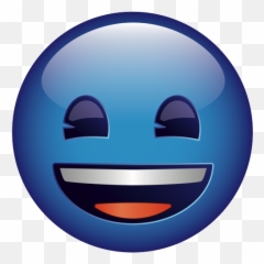 Emoji - Smiley,Blue Emoji