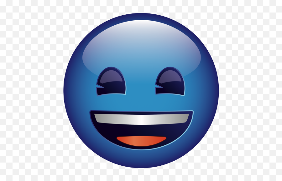Emoji - Smiley,Blue Emoji