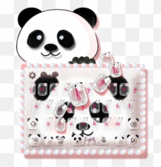 Cute Panda Keyboard Theme - Keyboard Panda Emoji,Panda Emoji Keyboard