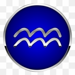 Aquarius Astrology Sign Symbol - Horoskop Na Dzi Emoji,Emoji Astrology Signs