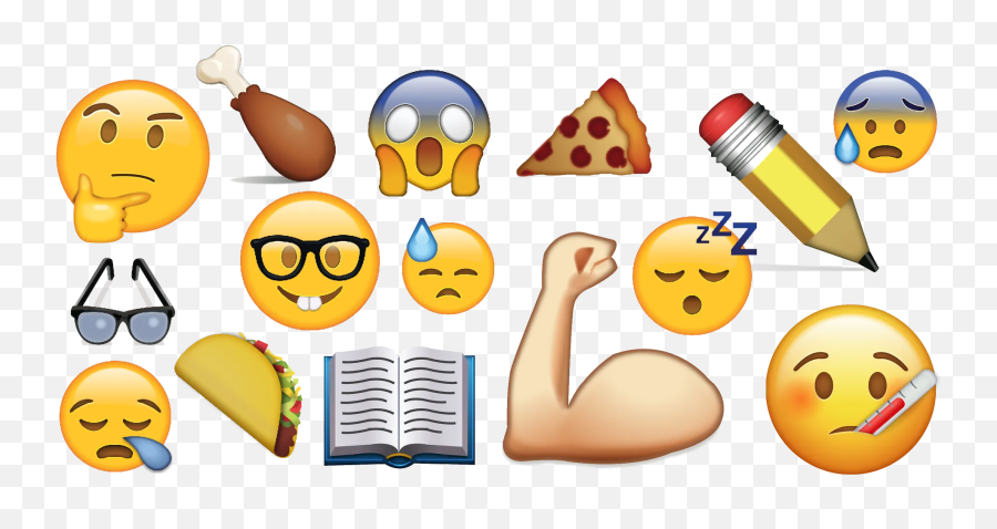 The Ten Types Of Students During Exams - Clip Art Emoji,Shaking My Head Emoticon