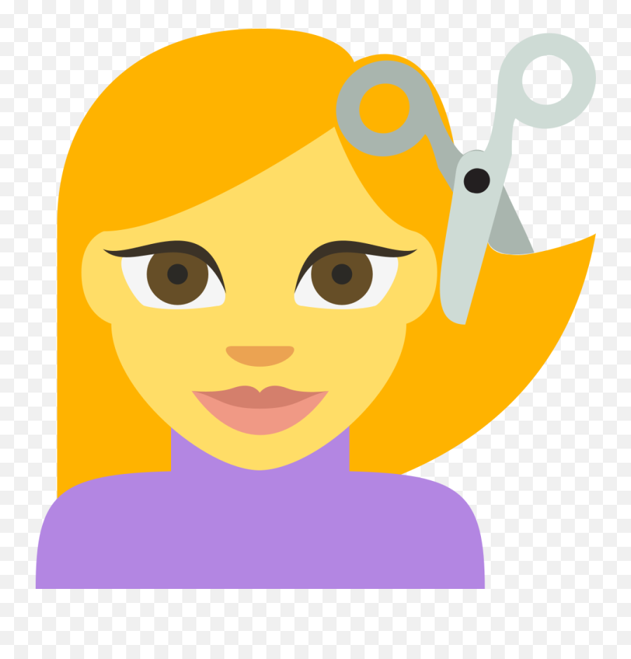 Emojione 1f487 - Haircut Emoji,Hair Flip Emoji