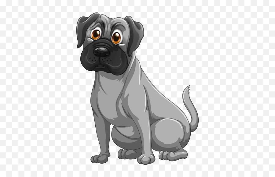 Dog Emoji Stickers App - Dog With Bone Clipart,Black Dog Emoji