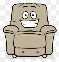 Armchair Emoji Cartoons - Chair With A Face,Chair Emoji